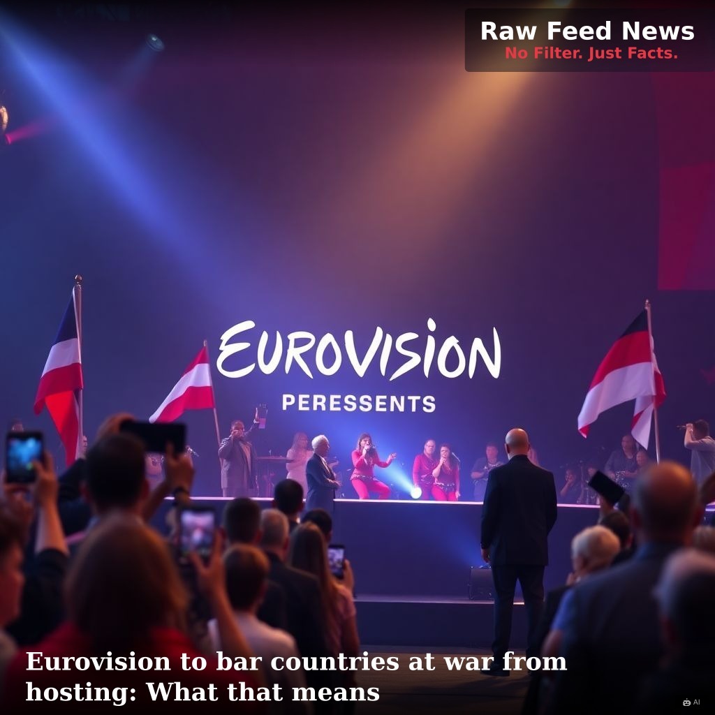 Eurovision to bar countries at war from hosting: What that means
