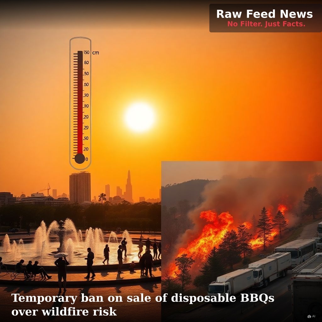 Temporary ban on sale of disposable BBQs over wildfire risk