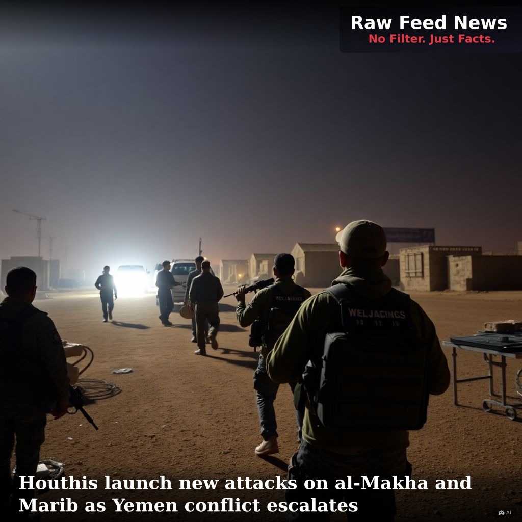 Houthis launch new attacks on al-Makha and Marib as Yemen conflict escalates