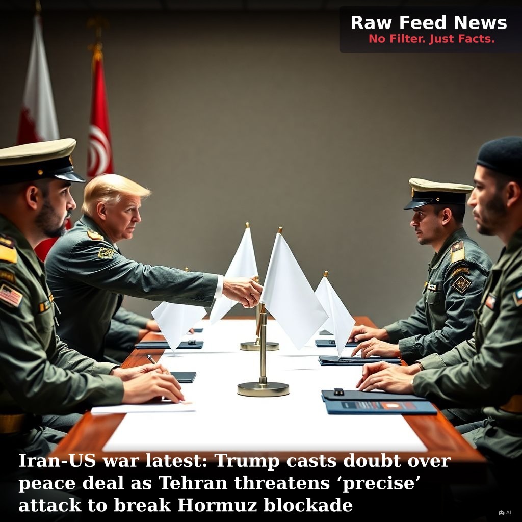 Iran-US war latest: Trump casts doubt over peace deal as Tehran threatens ‘precise’ attack to break Hormuz blockade
