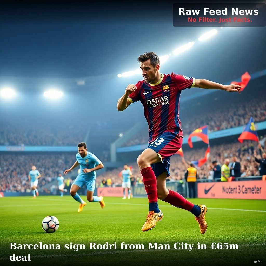 Barcelona sign Rodri from Man City in £65m deal