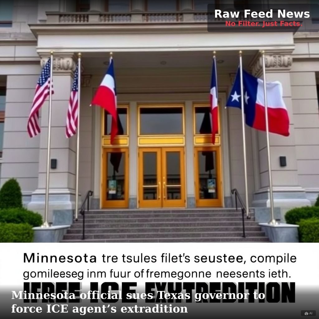 Minnesota official sues Texas governor to force ICE agent’s extradition