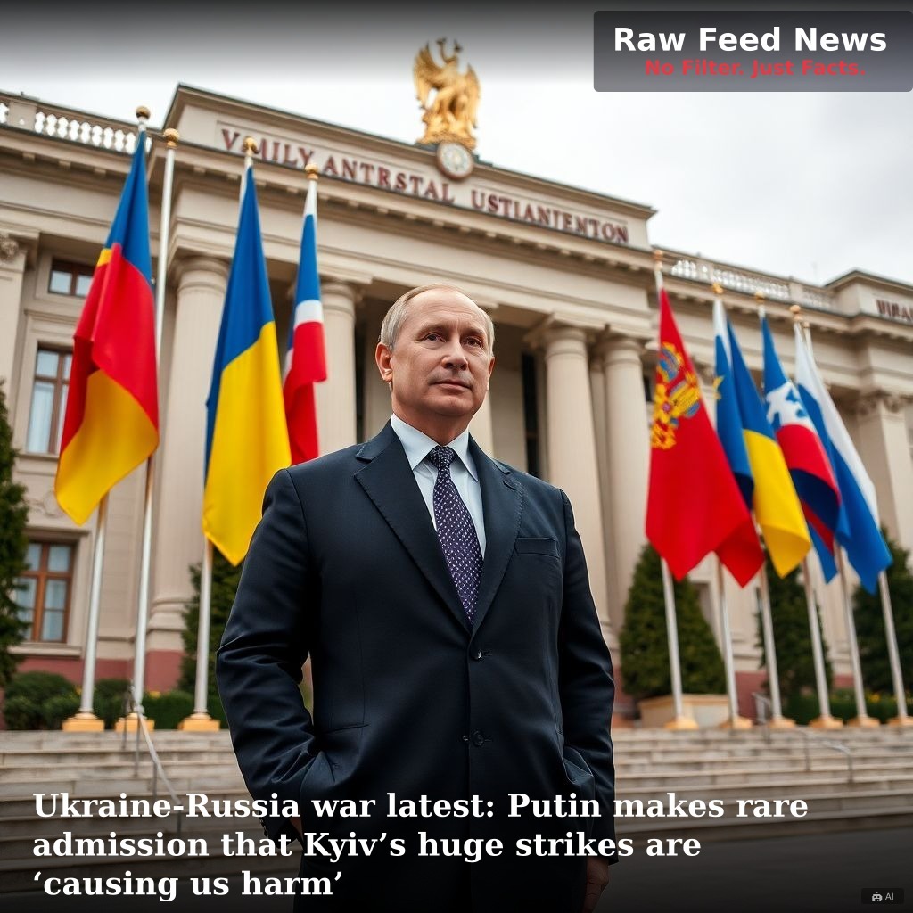 Ukraine-Russia war latest: Putin makes rare admission that Kyiv’s huge strikes are ‘causing us harm’