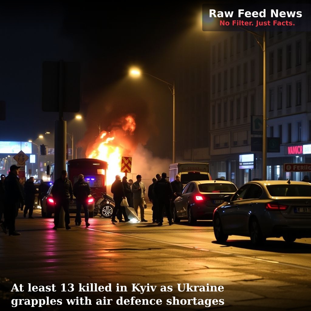 At least 13 killed in Kyiv as Ukraine grapples with air defence shortages