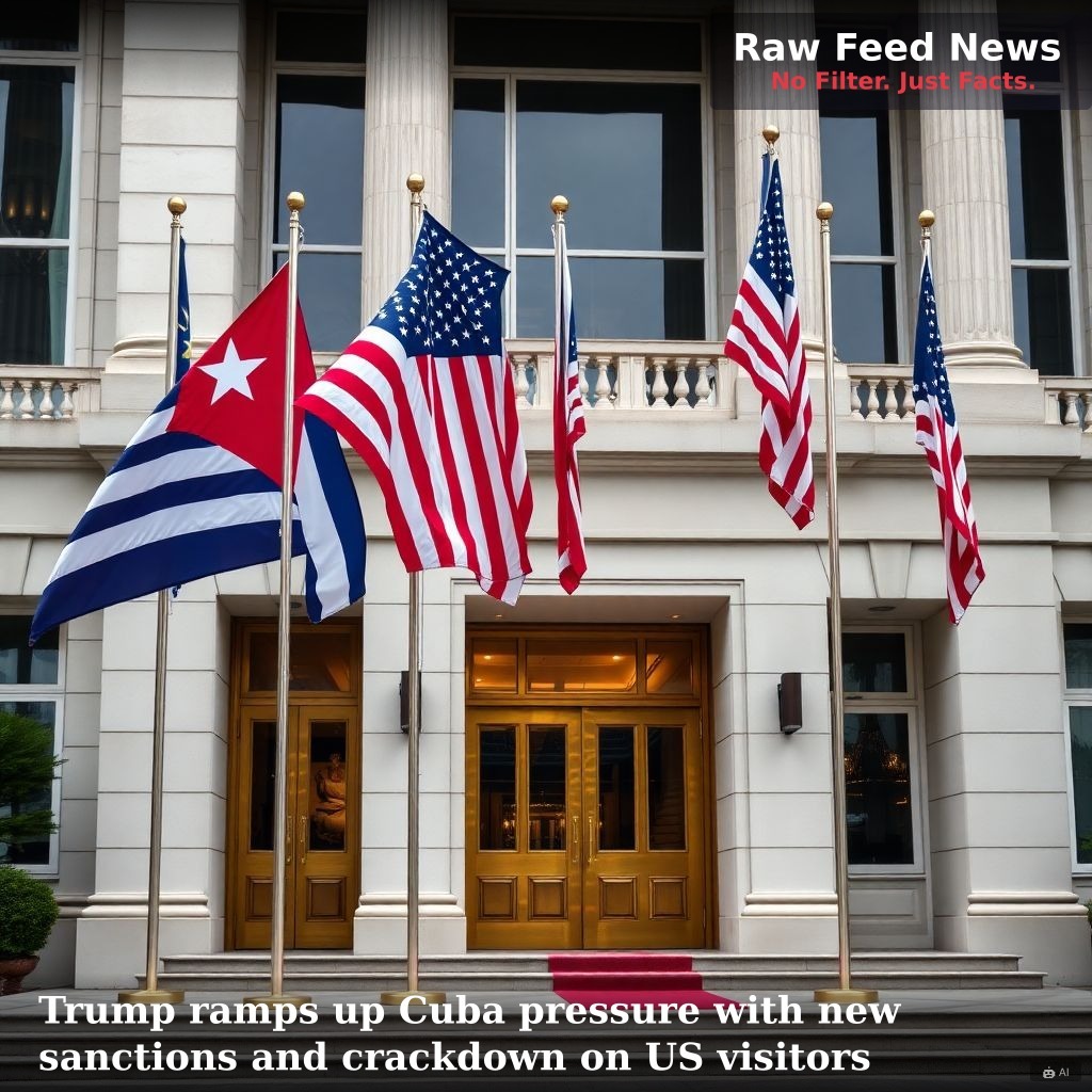 Trump ramps up Cuba pressure with new sanctions and crackdown on US visitors
