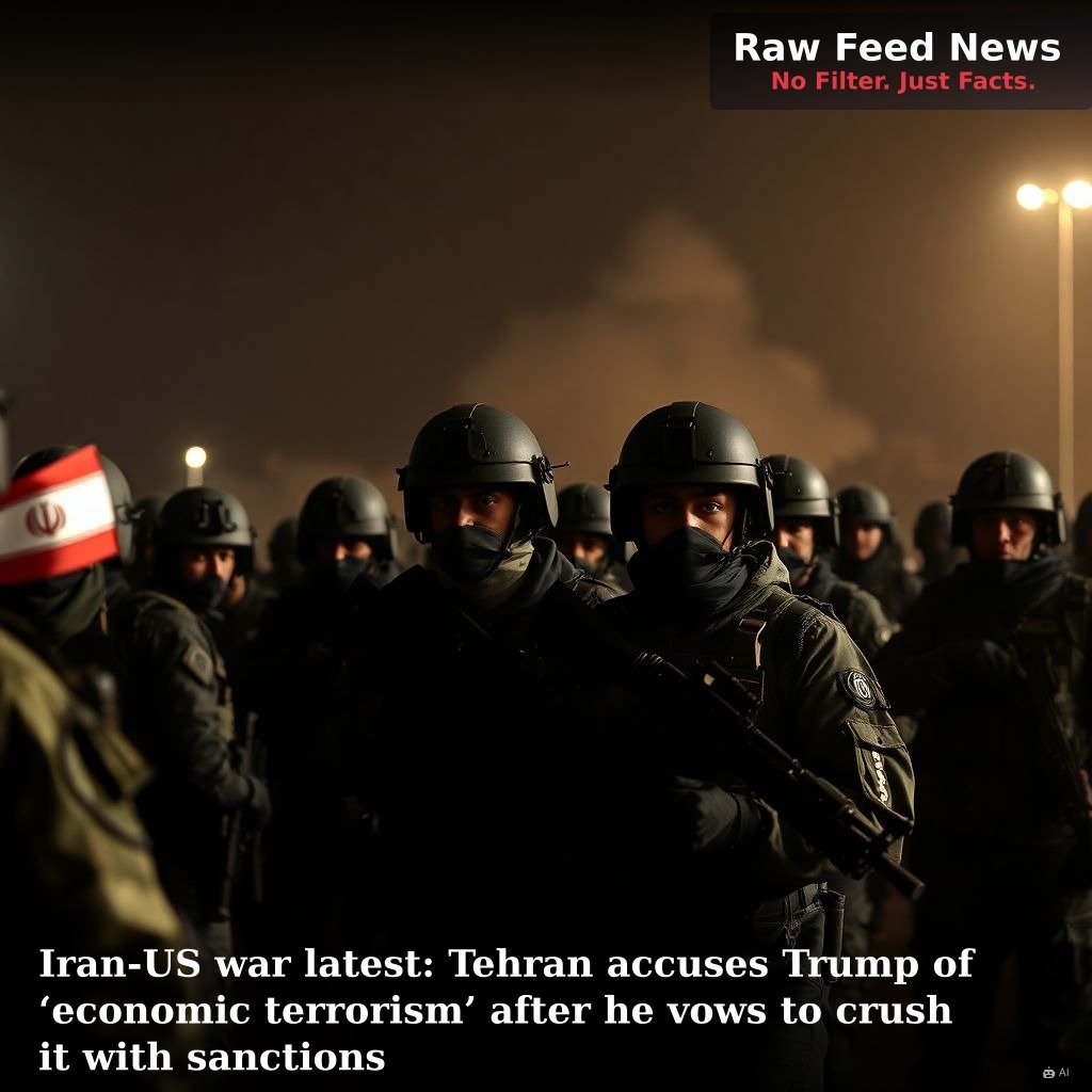 Iran-US war latest: Tehran accuses Trump of ‘economic terrorism’ after he vows to crush it with sanctions