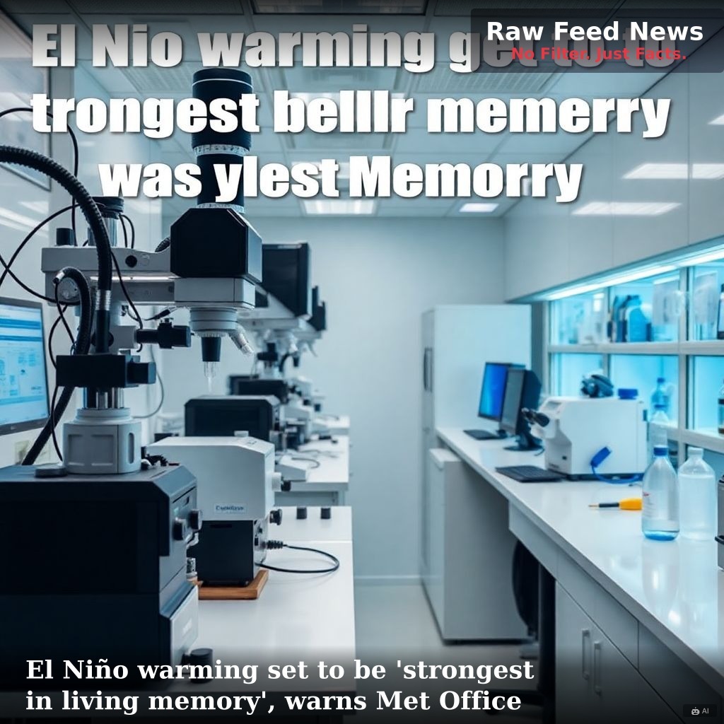 El Niño warming set to be 'strongest in living memory', warns Met Office
