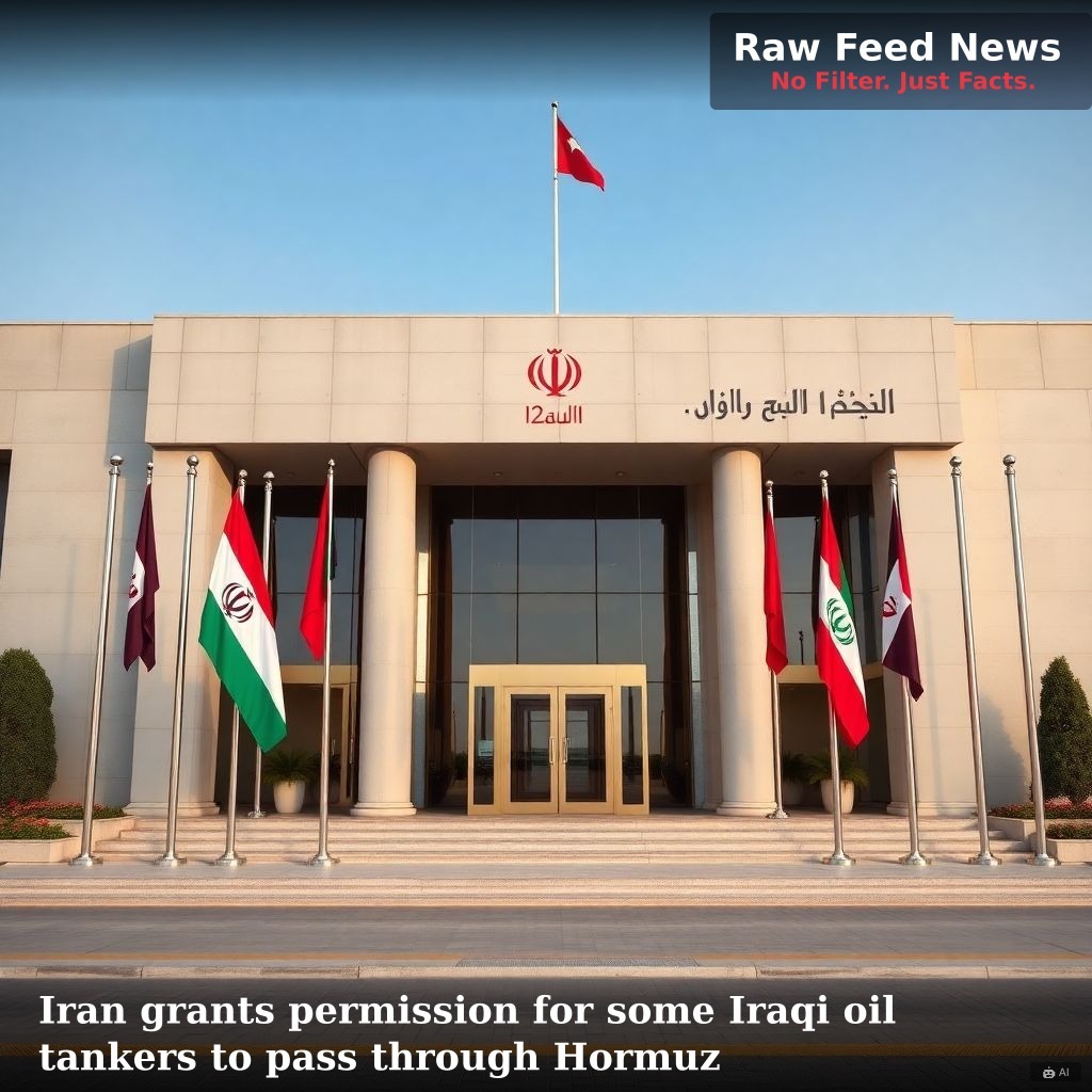 Iran grants permission for some Iraqi oil tankers to pass through Hormuz