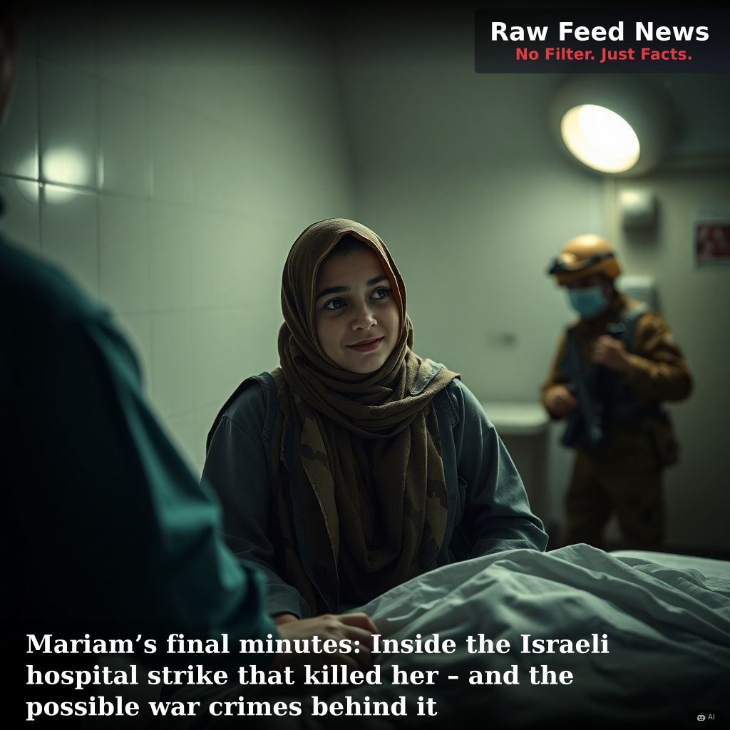 Mariam’s final minutes: Inside the Israeli hospital strike that killed her – and the possible war crimes behind it