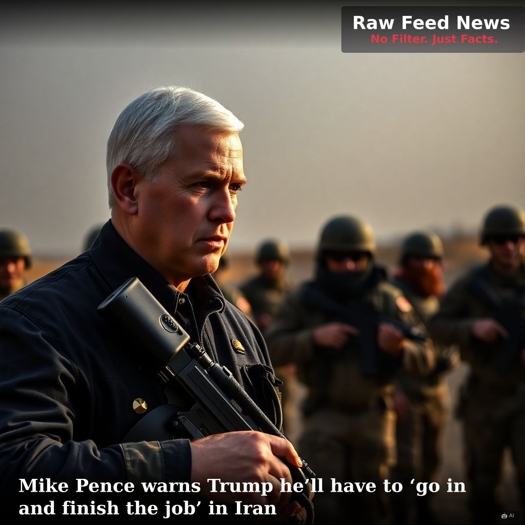 Mike Pence warns Trump he’ll have to ‘go in and finish the job’ in Iran