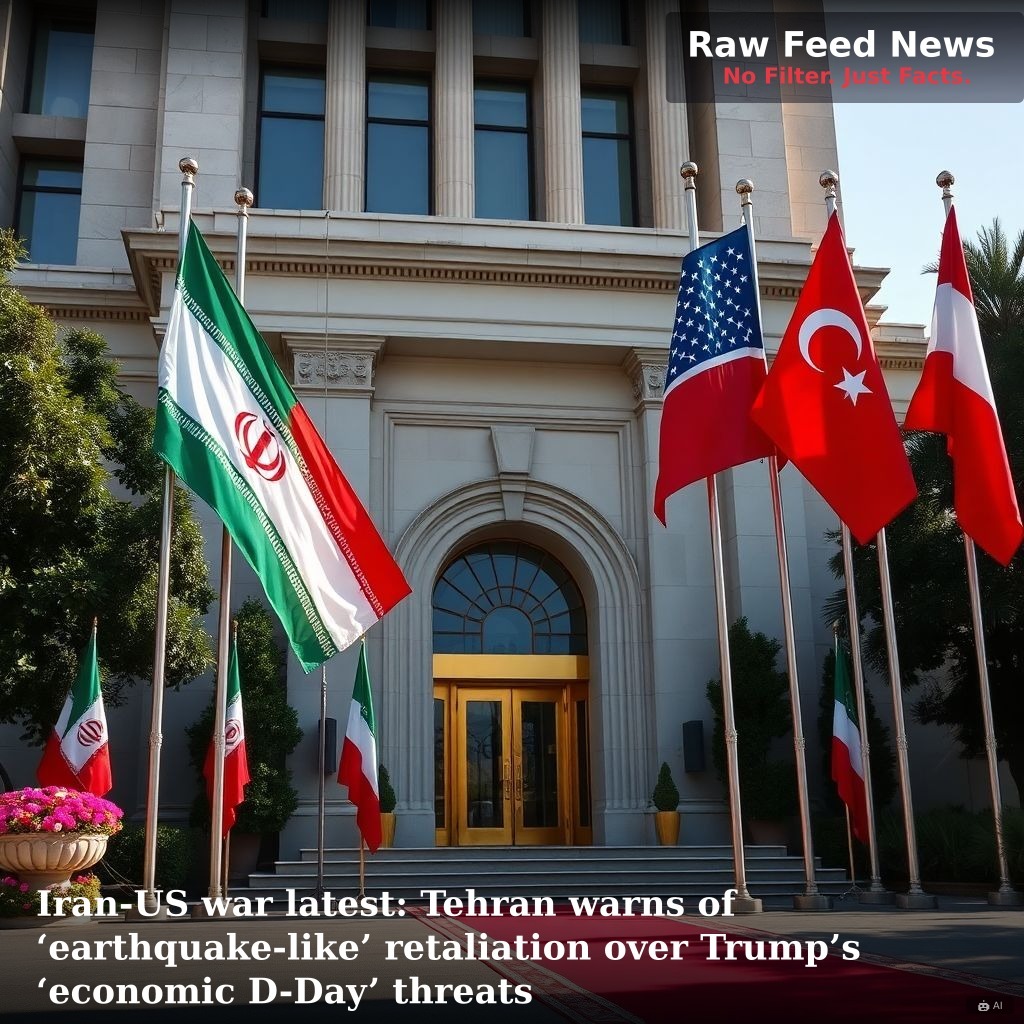Iran-US war latest: Tehran warns of ‘earthquake-like’ retaliation over Trump’s ‘economic D-Day’ threats