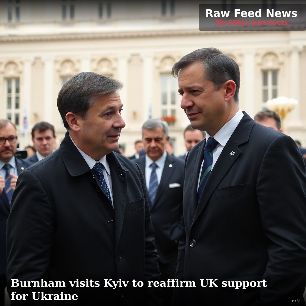 Burnham visits Kyiv to reaffirm UK support for Ukraine
