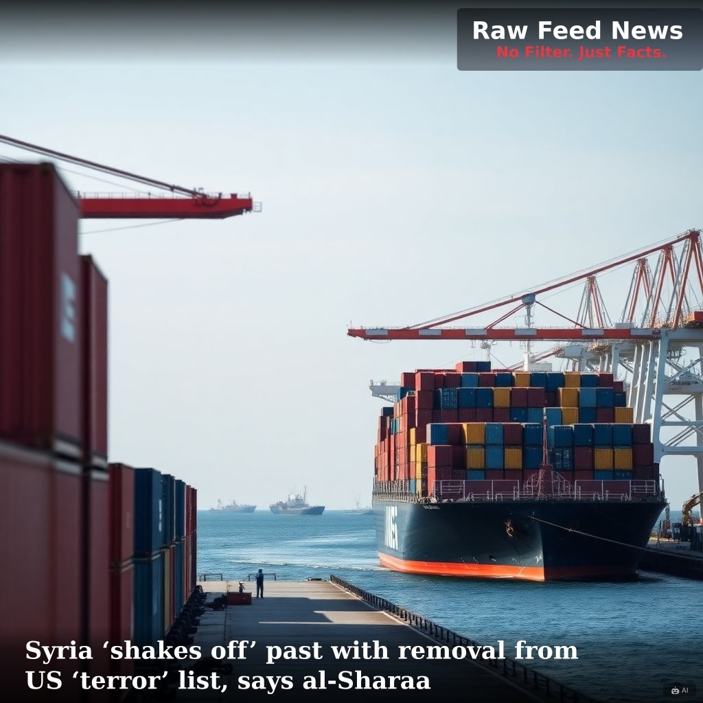 Syria ‘shakes off’ past with removal from US ‘terror’ list, says al-Sharaa