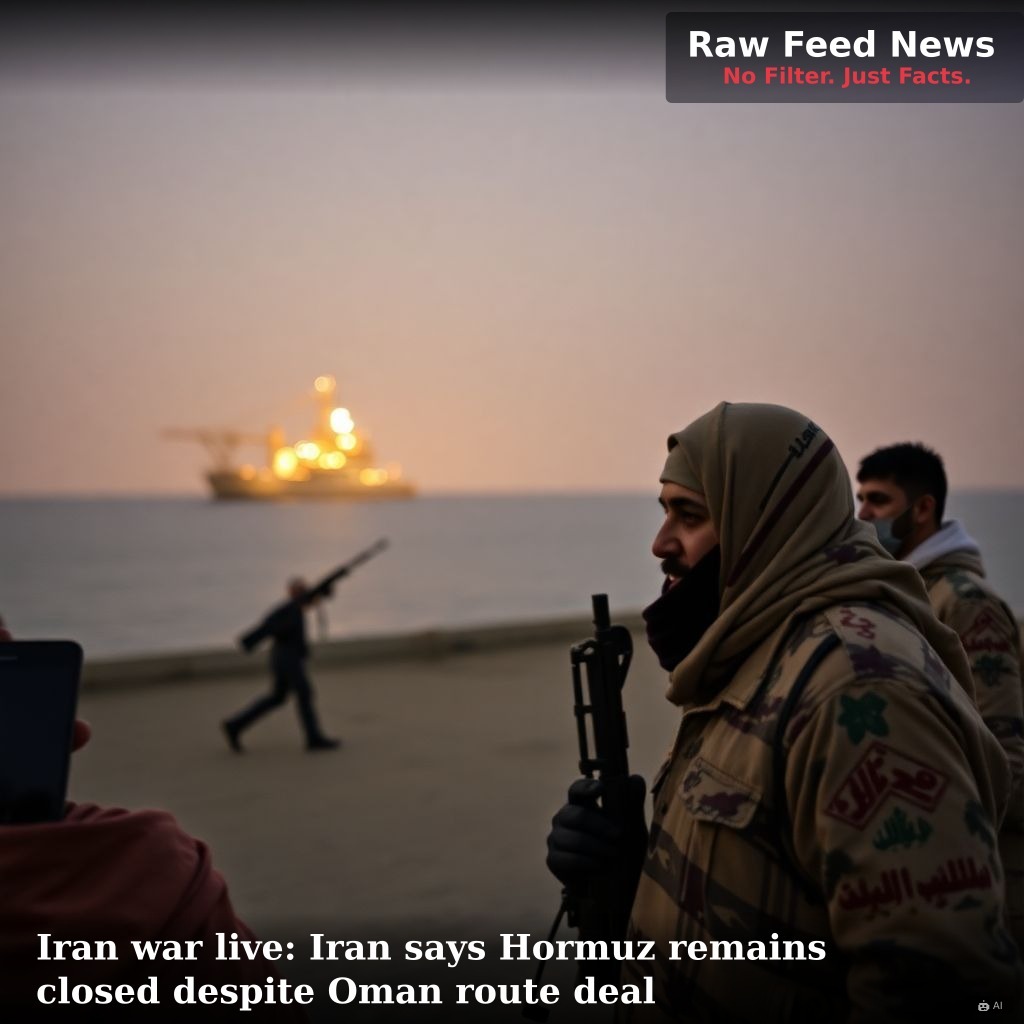 Iran war live: Iran says Hormuz remains closed despite Oman route deal