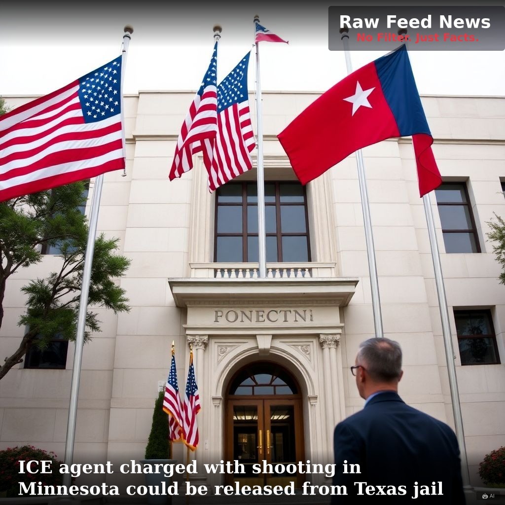ICE agent charged with shooting in Minnesota could be released from Texas jail