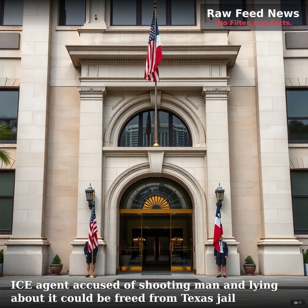 ICE agent accused of shooting man and lying about it could be freed from Texas jail