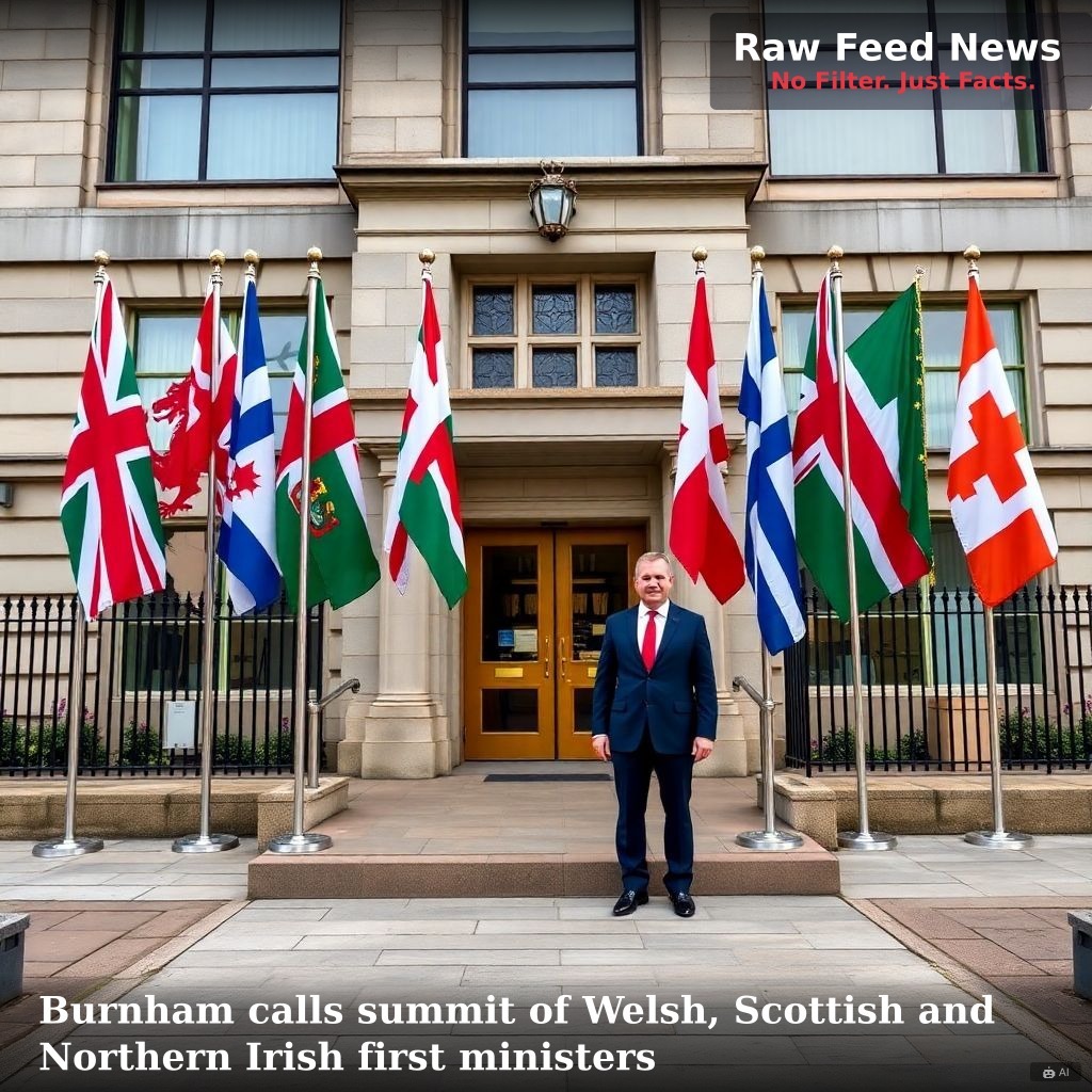 Burnham calls summit of Welsh, Scottish and Northern Irish first ministers