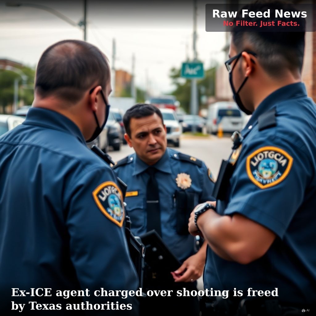 Ex-ICE agent charged over shooting is freed by Texas authorities