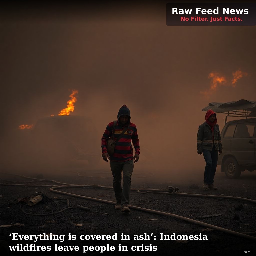 ‘Everything is covered in ash’: Indonesia wildfires leave people in crisis