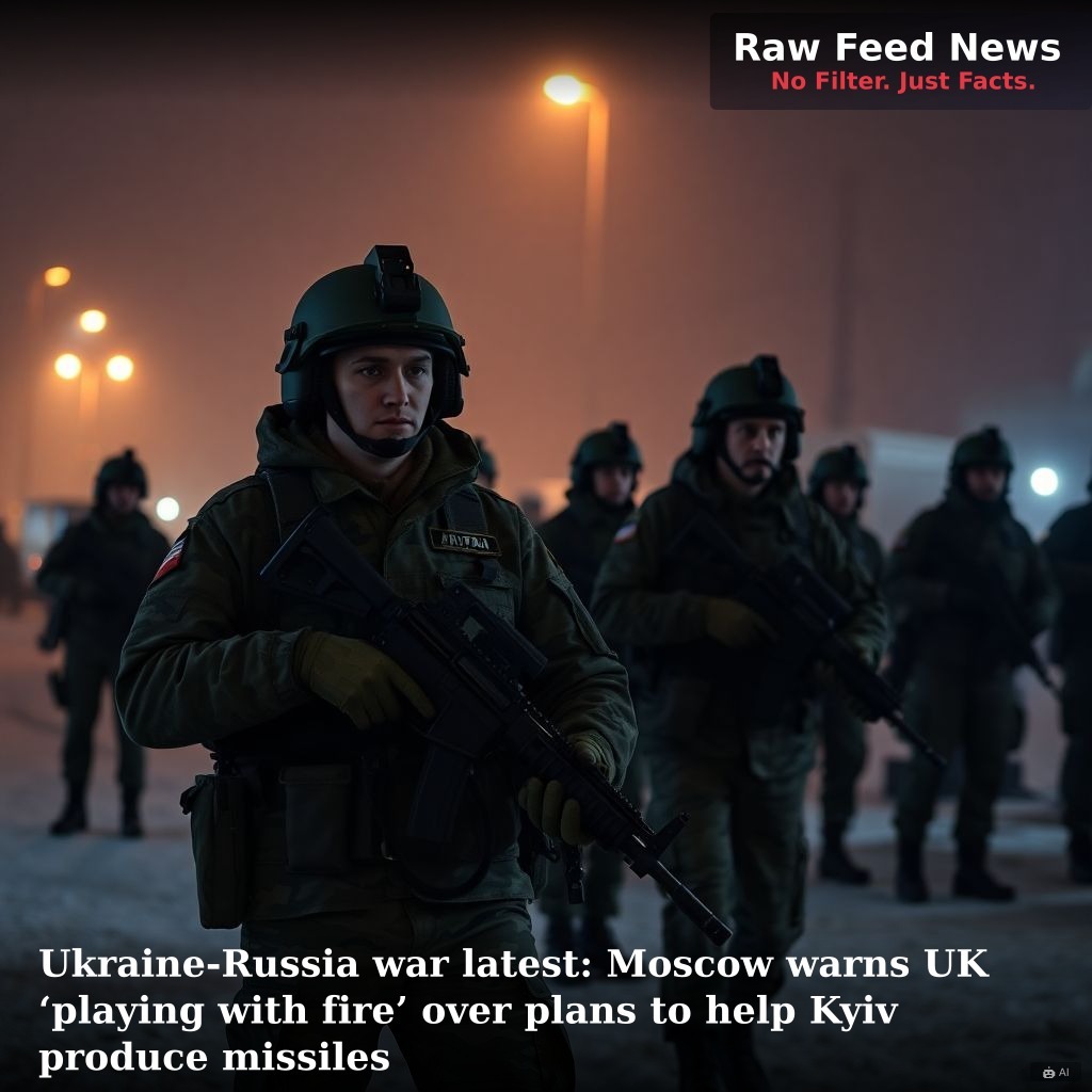 Ukraine-Russia war latest: Moscow warns UK ‘playing with fire’ over plans to help Kyiv produce missiles
