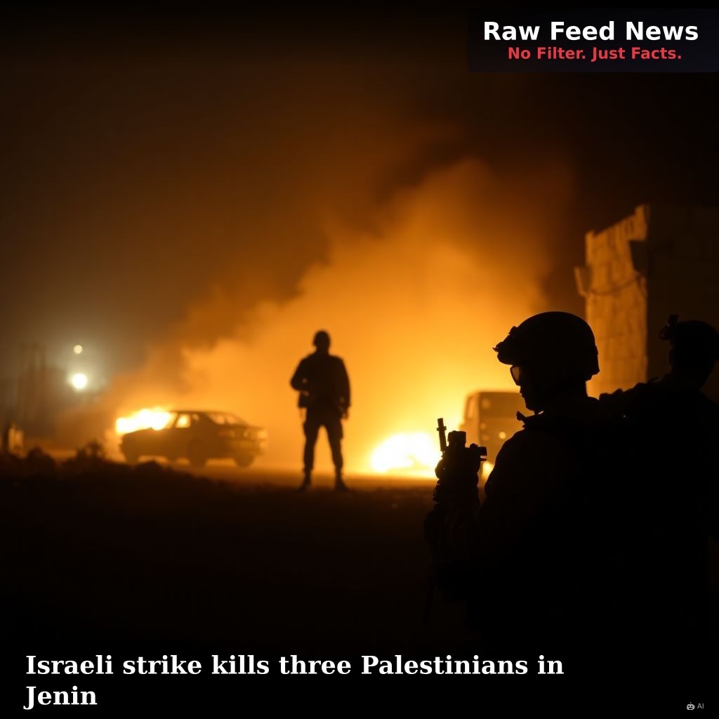 Israeli strike kills three Palestinians in Jenin