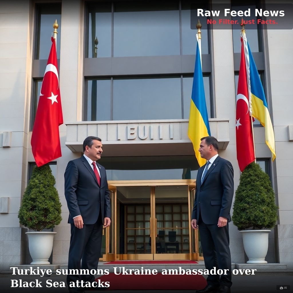 Turkiye summons Ukraine ambassador over Black Sea attacks