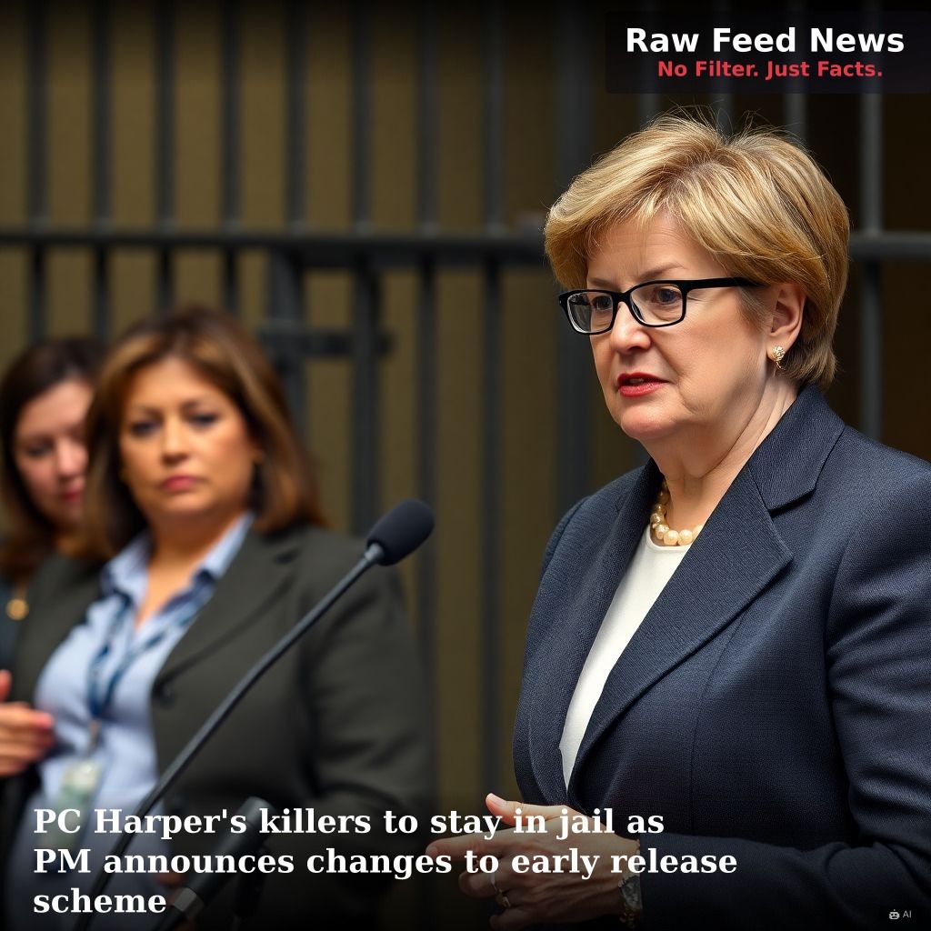 PC Harper's killers to stay in jail as PM announces changes to early release scheme