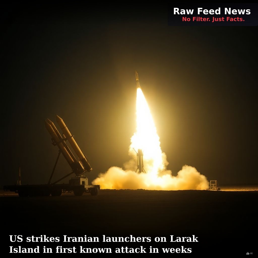US strikes Iranian launchers on Larak Island in first known attack in weeks