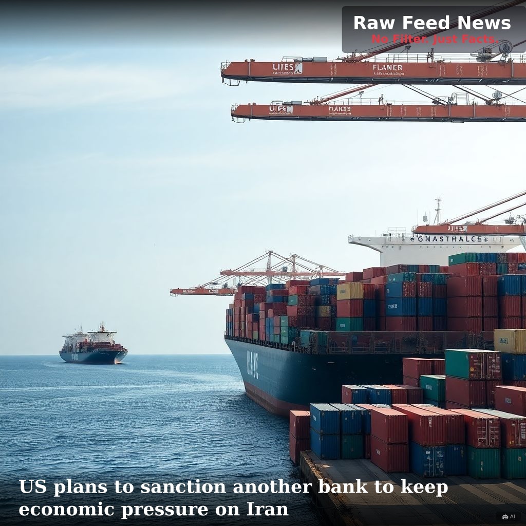 US plans to sanction another bank to keep economic pressure on Iran