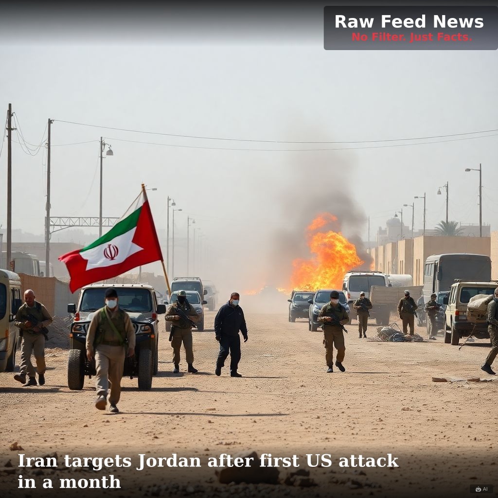 Iran targets Jordan after first US attack in a month