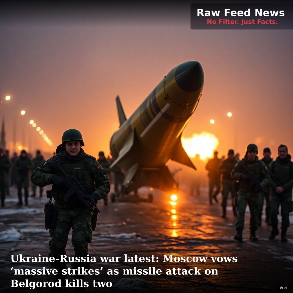 Ukraine-Russia war latest: Moscow vows ‘massive strikes’ as missile attack on Belgorod kills two