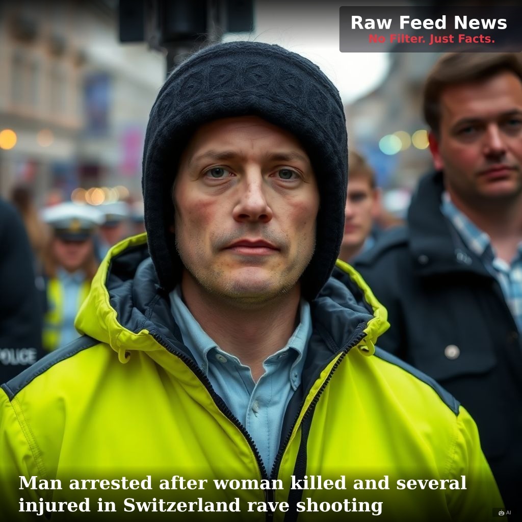 Man arrested after woman killed and several injured in Switzerland rave shooting