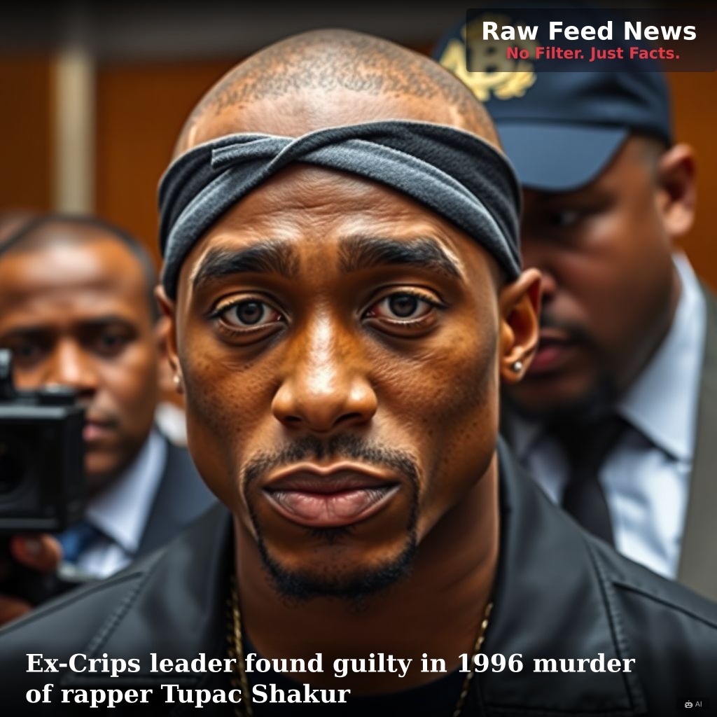 Ex-Crips leader found guilty in 1996 murder of rapper Tupac Shakur