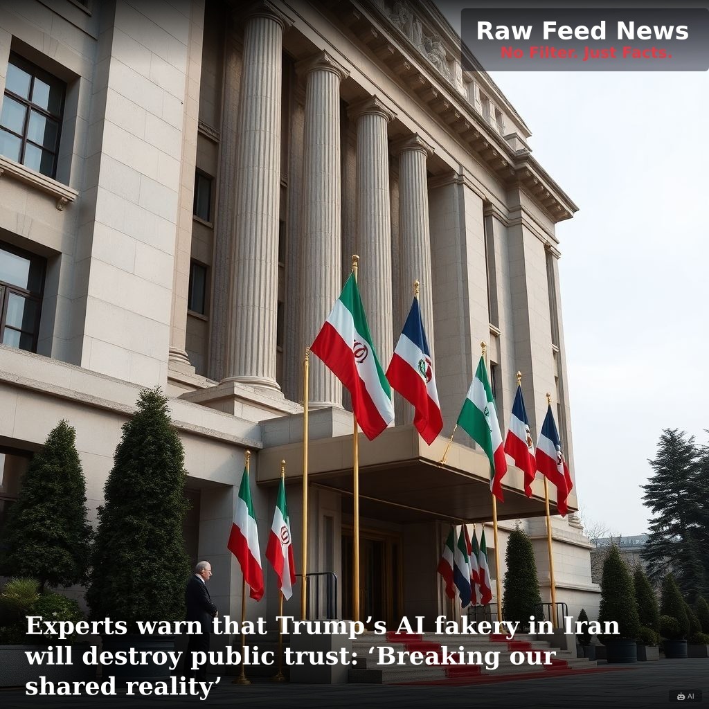 Experts warn that Trump’s AI fakery in Iran will destroy public trust: ‘Breaking our shared reality’