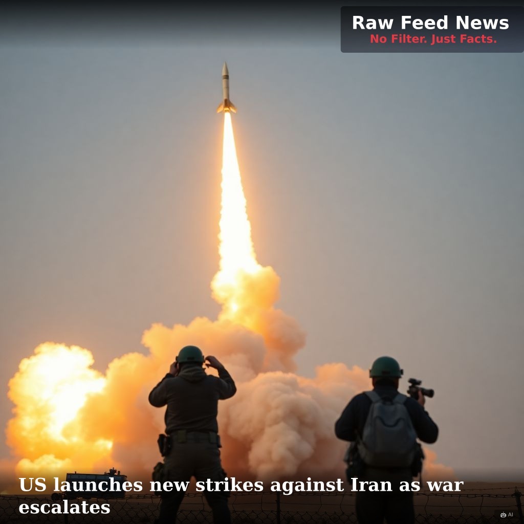 US launches new strikes against Iran as war escalates