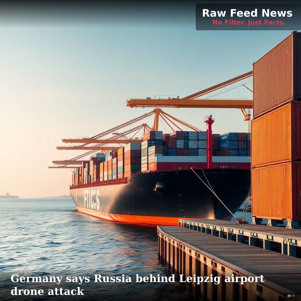 Germany says Russia behind Leipzig airport drone attack