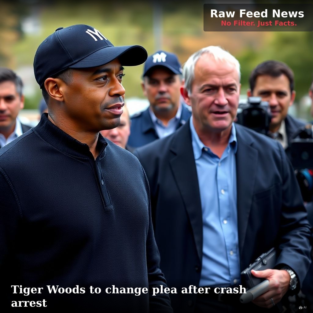Tiger Woods to change plea after crash arrest