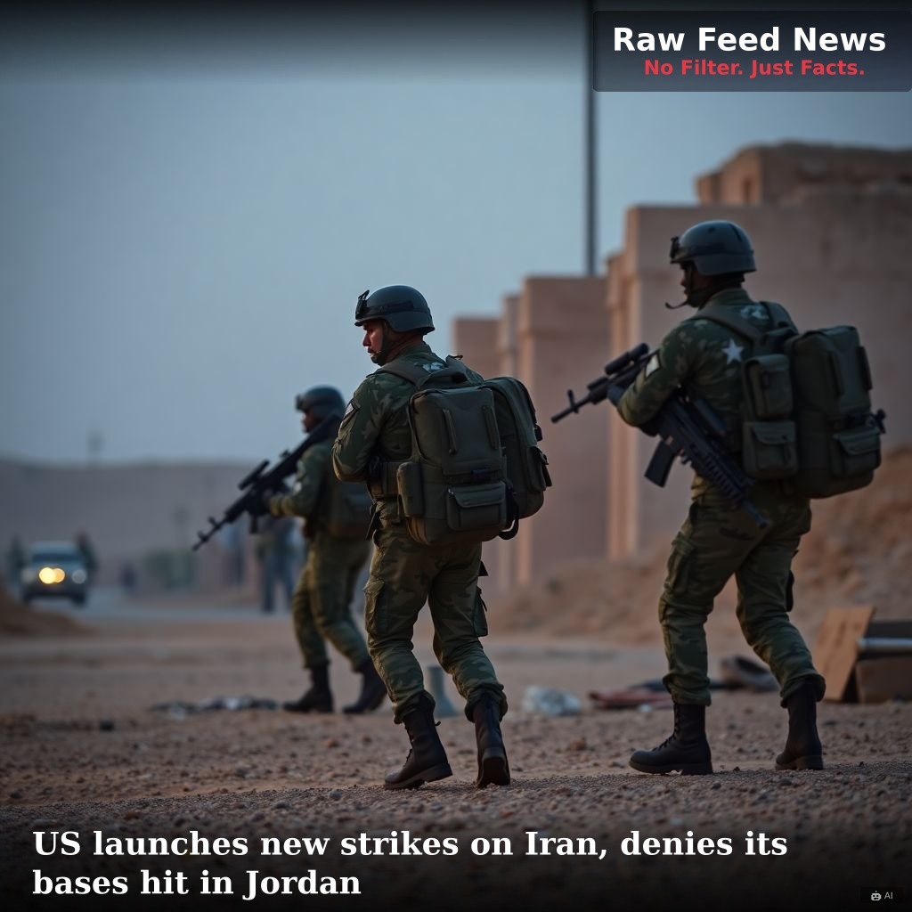 US launches new strikes on Iran, denies its bases hit in Jordan