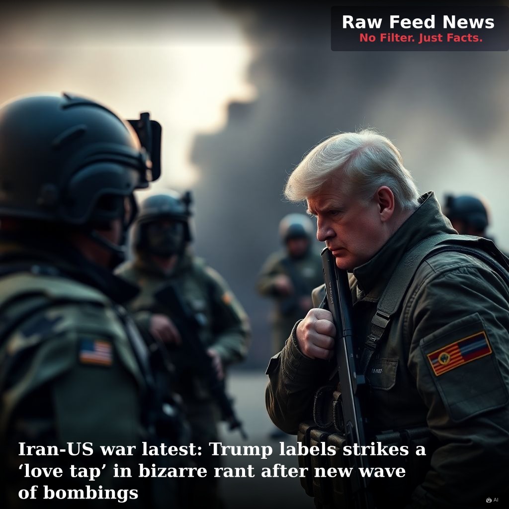 Iran-US war latest: Trump labels strikes a ‘love tap’ in bizarre rant after new wave of bombings