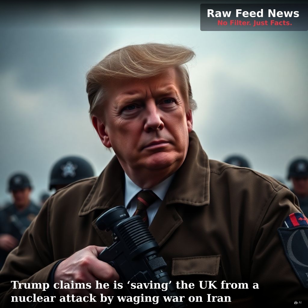 Trump claims he is ‘saving’ the UK from a nuclear attack by waging war on Iran