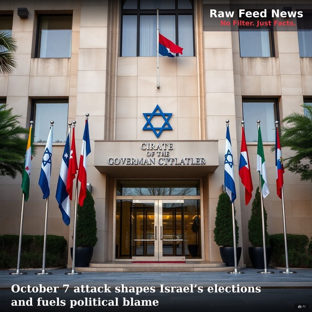 October 7 attack shapes Israel’s elections and fuels political blame
