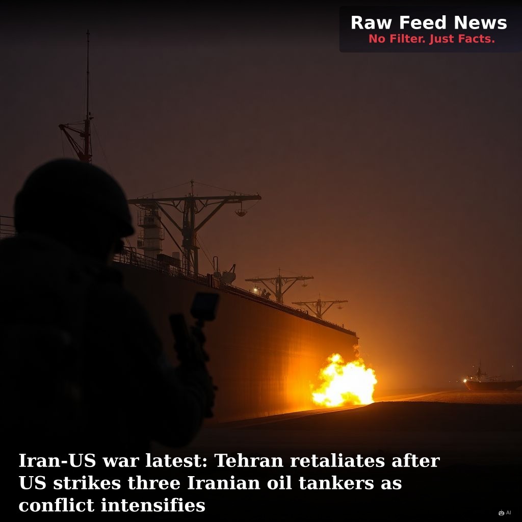Iran-US war latest: Tehran retaliates after US strikes three Iranian oil tankers as conflict intensifies