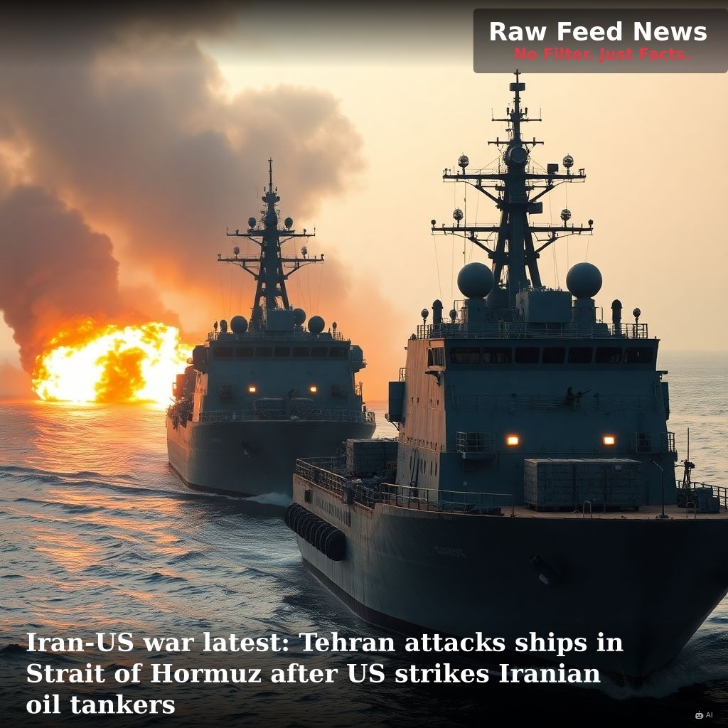 Iran-US war latest: Tehran attacks ships in Strait of Hormuz after US strikes Iranian oil tankers