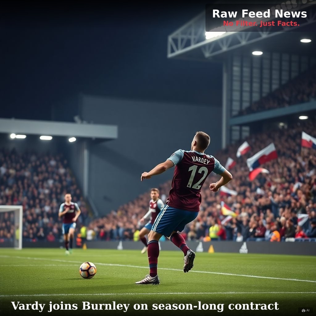 Vardy joins Burnley on season-long contract