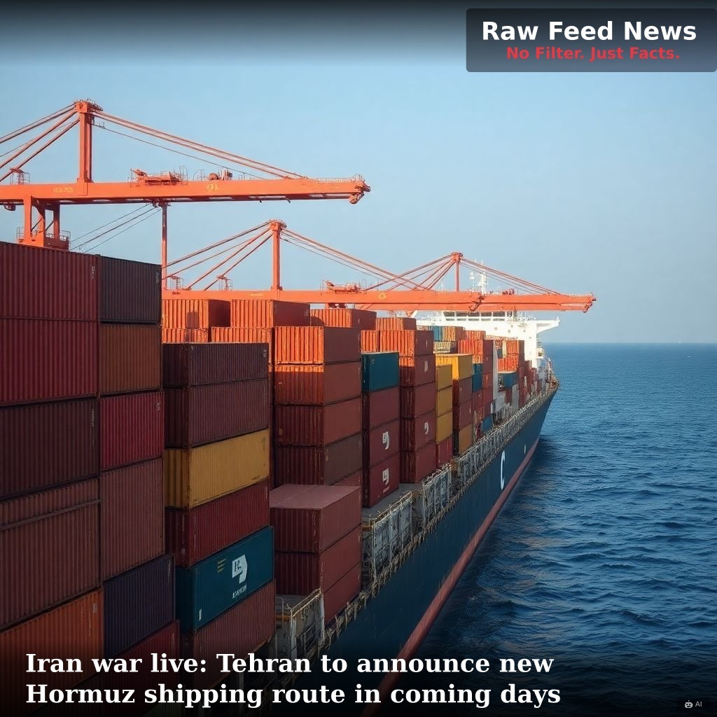 Iran war live: Tehran to announce new Hormuz shipping route in coming days