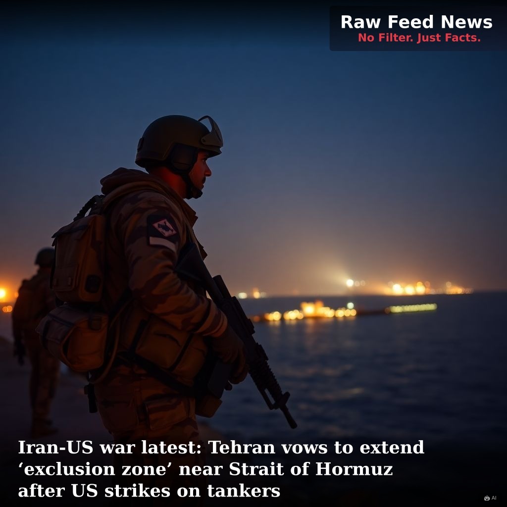 Iran-US war latest: Tehran vows to extend ‘exclusion zone’ near Strait of Hormuz after US strikes on tankers