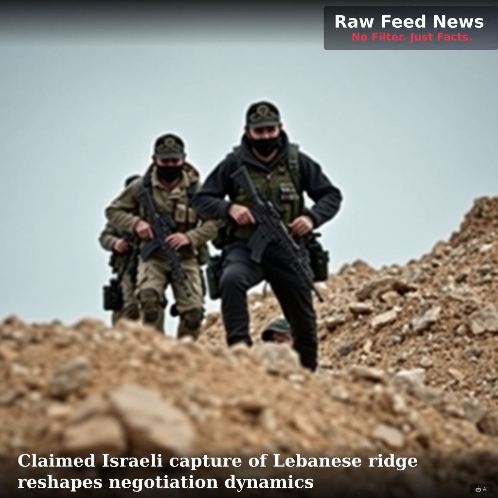 Claimed Israeli capture of Lebanese ridge reshapes negotiation dynamics
