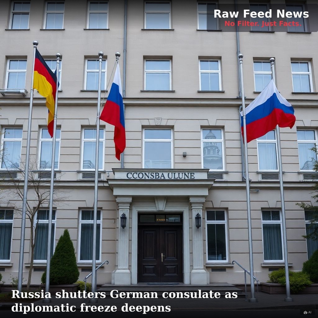 Russia shutters German consulate as diplomatic freeze deepens
