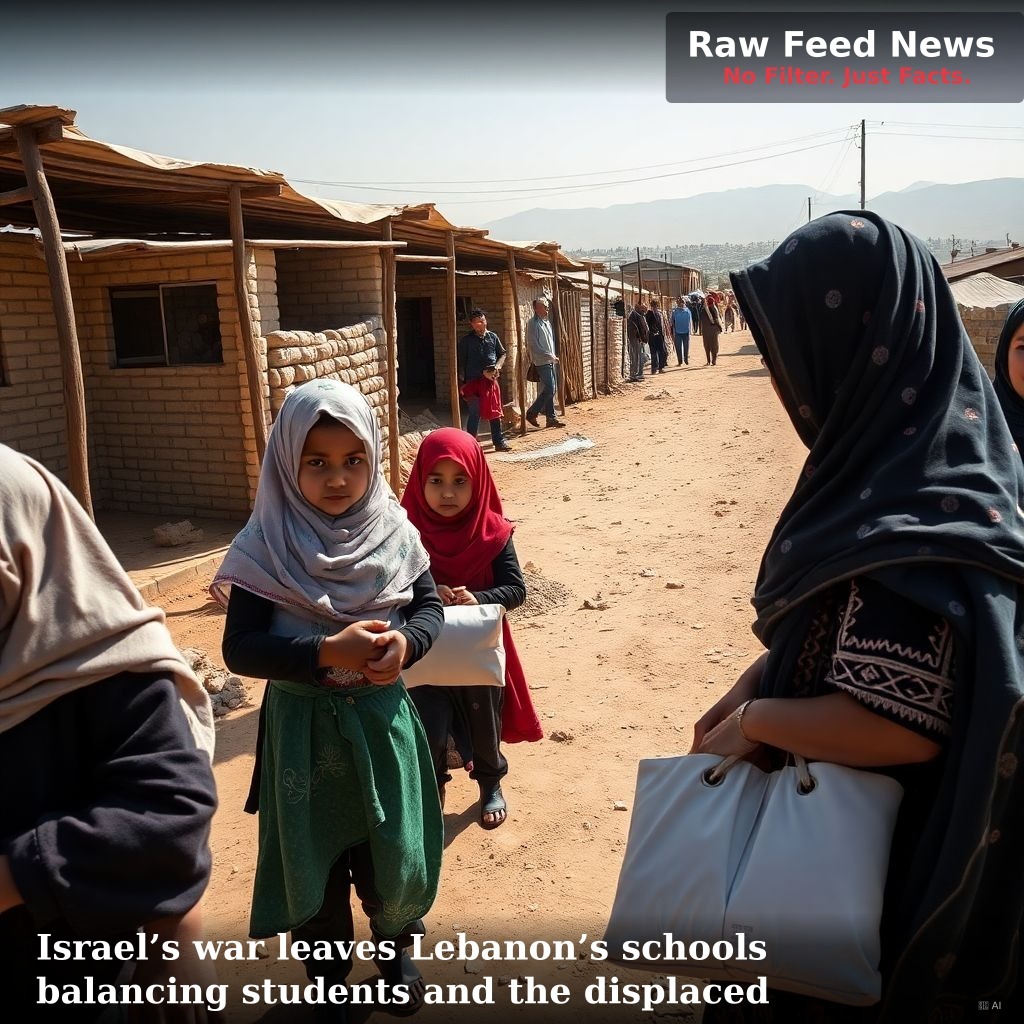 Israel’s war leaves Lebanon’s schools balancing students and the displaced