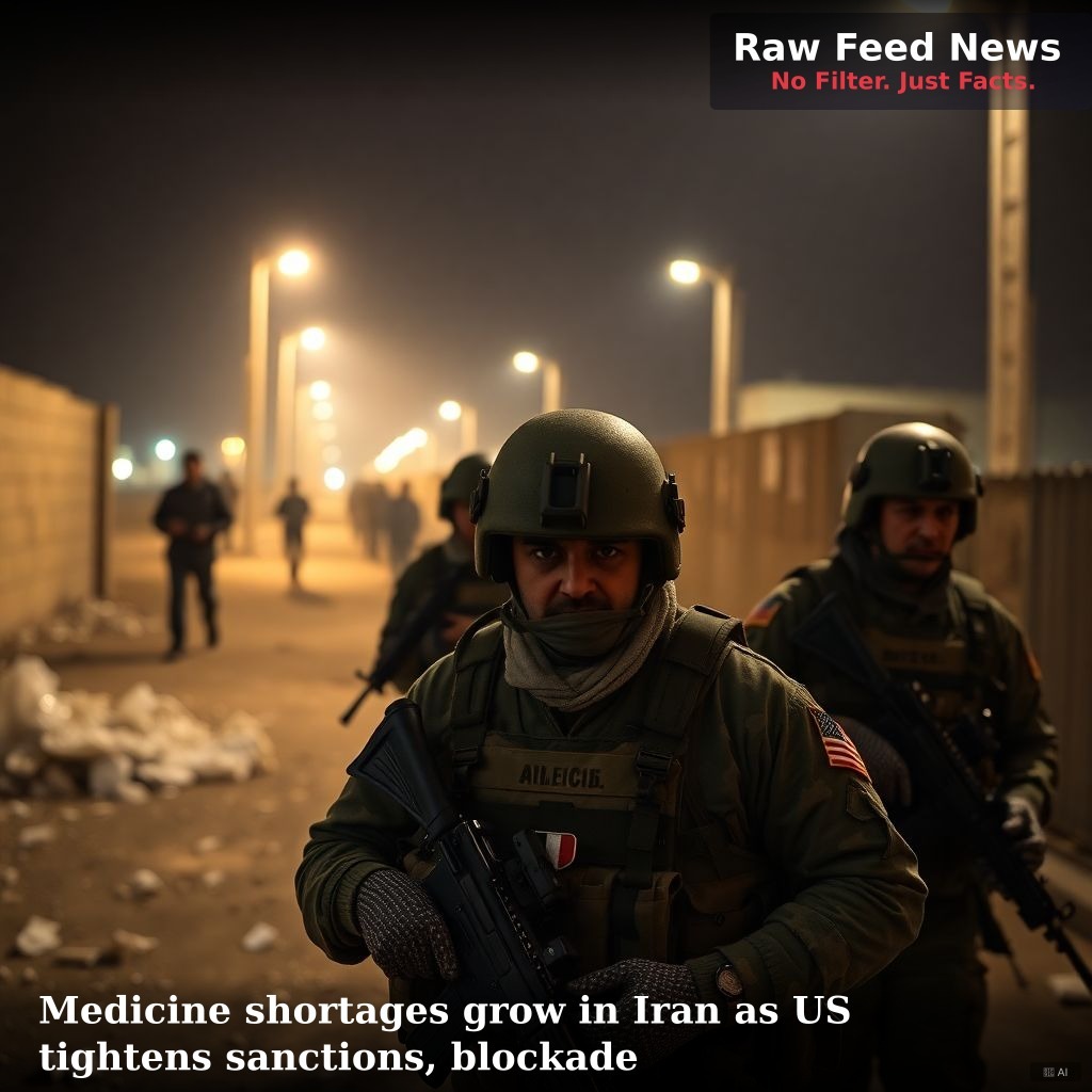 Medicine shortages grow in Iran as US tightens sanctions, blockade